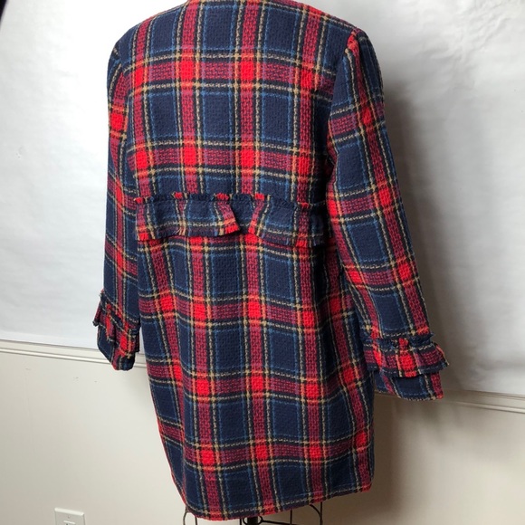 Jack by BB Dakota plaid snap front coat - Picture 6 of 8